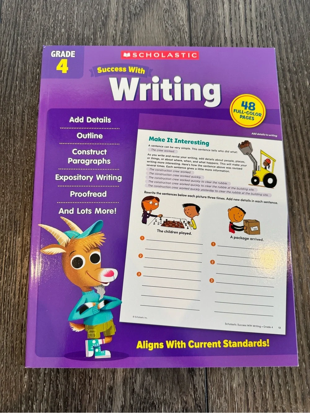 NEW Scholastic 4th Grade Reading and Writing Workbooks